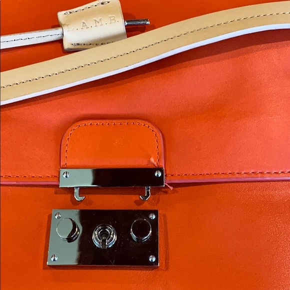 L.A.M.B. By Gwen Stefani burnt orange briefcase - Picture 4 of 16
